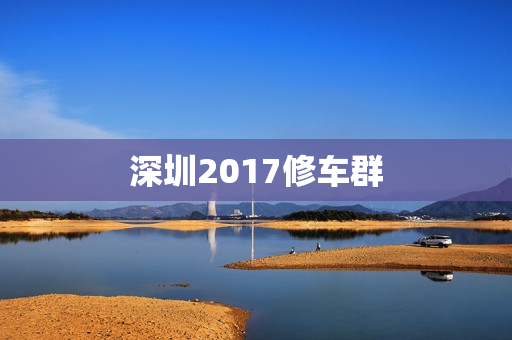 深圳2017修车群